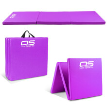 Gymnastic Tumble Exercise Mat â“ Non Slip PU Leather Surface - High Den