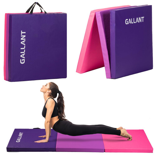 Gallant Gymnastics Mat Foldable â“ 6FT Exercise Mat with Carry Handles,