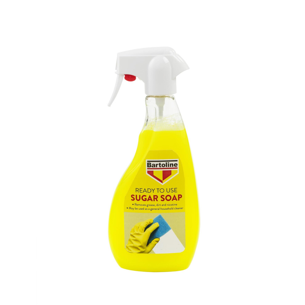 Bartoline Ready To Use Sugar Soap Spray 500Ml Â Multisurface Cleaner Prepa 48549769