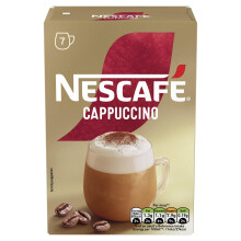 Nescafé Cappuccino Instant Coffee Sachets 7 Pack | Pack of 1