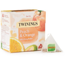 Twinings Peach & Orange Tea Bags, 20 each