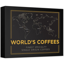 Gourmet Coffee Gift Set WORLDS COFFEES Ground Coffee 300g 6 x 50g 6 Fine
