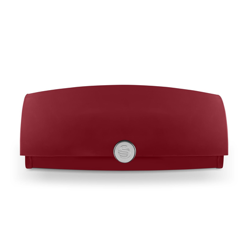 Swan Swan Townhouse Bread Bin, Red SWKA18529RN