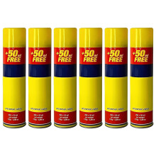 Luxtrous Genuine Clipper Gas, Suitable for Universal Canisters, Lighters, Torches and Camping Stoves, 300ml (Pack of 6)