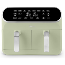 Swan Dual Basket Air Fryer - Retro, 8L, 1.7KW, Green, SD10519G
