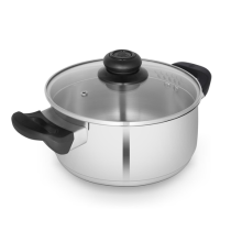 Swan Townhouse 24cm Casserole Dish, Stainless Steel SWPS5031SS