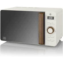 Swan SM22036LWHTN Digital Microwave - 20L, 800 watt, Nordic Collection in White