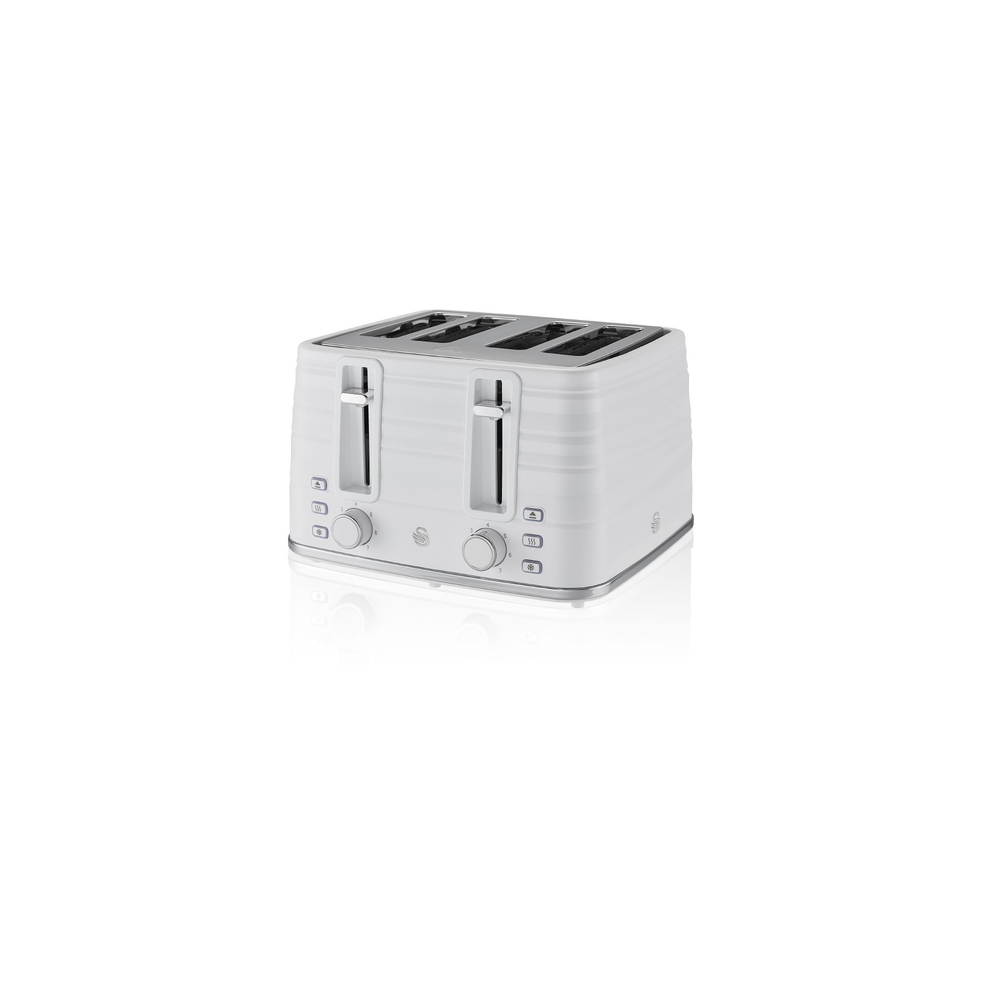 New Swan 4 Slice Toaster By St31054wn Symphony Range In White