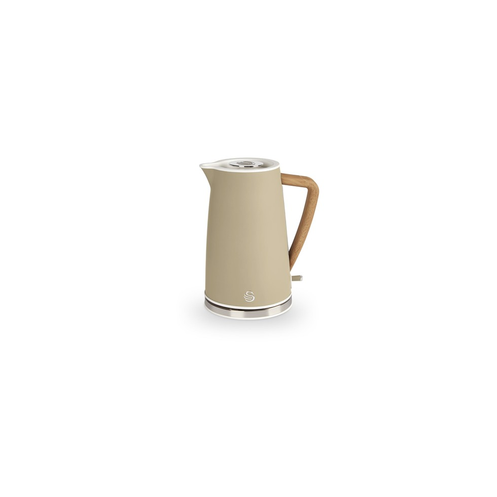 Photos - Electric Kettle SWAN Jug Kettle - Overheat Protection, 1.7L, 3000W, Oatmeal, SK14610OAT 