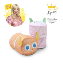 Swan x Lynsey Set of 2 Monster Laundry Bags, Pink & Orange SWLC9005QOCN