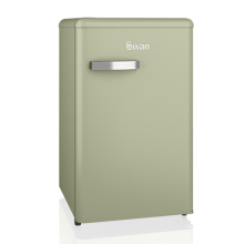Swan Retro Under Counter Fridge with 77L Fridge Capacity, Green, SR11035GNE