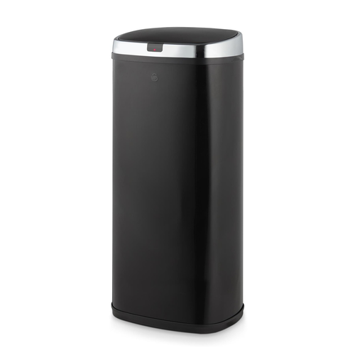 Swan Swan Townhouse Square Sensor Bin, Black SWKA4516BLK