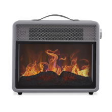 Swan Retro Fire Flame Effect, 1.8KW, Heater Grey, SH27034