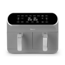 Swan Dual Basket Air Fryer - 8L, 1.7KW, Grey, SD10519GR