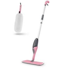 Swan x Lynsey Queen of Clean Spray Mop & Duster Set, Pink EEJB379