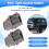 2Pcs Brake Tail Lamp Rear Light Socket Holder for  Accord 2