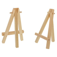 40 DIY Holz Rahmen KüNstler Holz Staffelei Hochzeit Tisch Karte StäNder Display Stand Party Dekoration 15X8Cm Staffelei