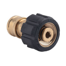 1Pc 1/4 To M22 Quick Connector High Pressure Car Washer Quick Coupling Water Tube Adapter Joints