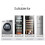Washing Machine Stand Universal Base Multi-Functional Adjustable Base for Dryer Refrigerator Bathroom Accessories D 6
