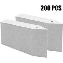 200 Pcs Plastic Plant Nursery Garden Labels Garden Stake Tags White 10X2Cm