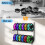 Wall Mount Filament Storage Rack- Wall Mount 3D Printer Filament Storage Rack 2 Tier Filament Spool Holders Racks 4