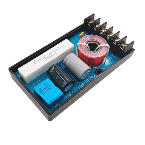 2 Way Crossover for Speaker, WEAH-2001 2Pcs Speaker Frequency Divider Speakers 2 Crossover Divider Crossover Filter 1