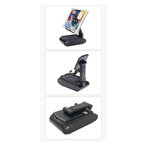 Lazy Bracket Support Portable Wireless Speaker Phone Holder Stand with  Speaker Adjustable Tablet Desktop Live 2