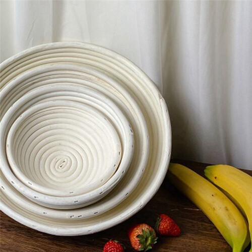Round Rattan Bread Fermentation Basket Drying Storage Fermentation Basket Bread Fermentation Basket 1