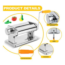 Polymer Clay Roller Machine Set Edelstahl Polymer Clay Extruder Manual für Kids Adult Clay Pottery Making