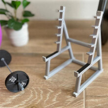 1 Pcs Desk Decorations Pen Holder without Barbell Desktop Organizer Fitness Enthusiasts Desktop Ornaments