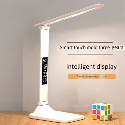 30LED Personality Square Desk Lighting Lamp Simple Reading Table Lamp 2000MAh Rechargeable Bedside Lamp for Study Work 1