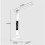 30LED Personality Square Desk Lighting Lamp Simple Reading Table Lamp 2000MAh Rechargeable Bedside Lamp for Study Work 8