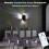 Xmas Wall Lamp Bald  Wall Light Modern  Atmosphere Sconce Light with Remote Control 4