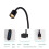 Aquarium Rotating Small Clip Light USB Light Clip Fish Tank Open Glass Container Soft Light 7