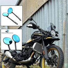 Motorcycle Rearview Mirror Adjustable Vintage Style Mirror for HIMALAYAN 450 Himalayan 452 2024 2025