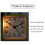 Small Metal Square Alarm Clock Desktop Silent Clock Students Sleep Luminous Quartz Watch Clock 9