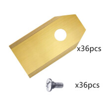 36PCS ReplacementBlades for Navimow I105N/I108N/I110N/ H500N/H800N/H1500N/H3000N Robotic Lawn Mower with Screws,A
