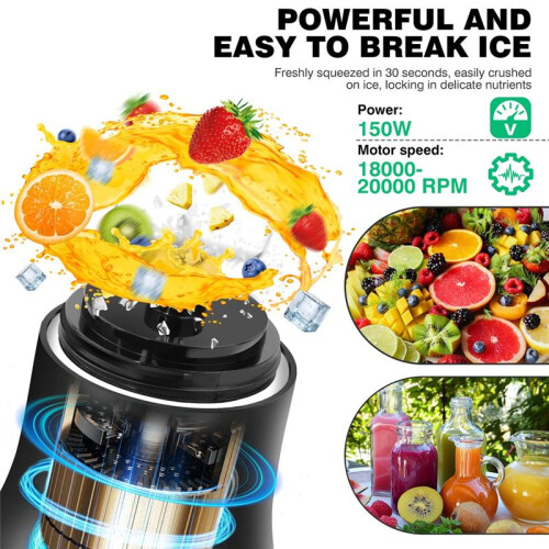 Professional USB Rechargeable 600ML Portable Blender Electric Juicer Fruit Mixer  Blender