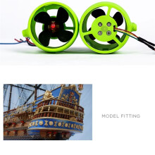 2 Pezzi  12V-24V Motore Propulsore Subacqueo A 4 Pale CW CCW per Barca A Reazione Subacquea DIY RC Robot Esca Barca A Nido Motore Sottomarino