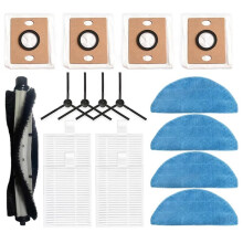 Replacement Kit for A30 Pro Robot Vacuum Cleaner Parts Main Side Brushes Filter Microfiber Mop Cloths Dust Bags