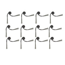 12 Pcs Side Brush for Qrevo C / Curv / CurvC / / EdgeC / 5AE / S5V Sweeper Side Brush Replacement Parts