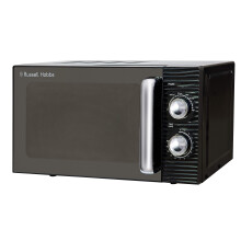 Russell Hobbs RHM1731B Inspire Manual Microwave, Black, 17 litre