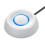 Computer Desktop  PC Motherboard External Start LED Light Power /OFF Round Button 2M Extension Cable White 1