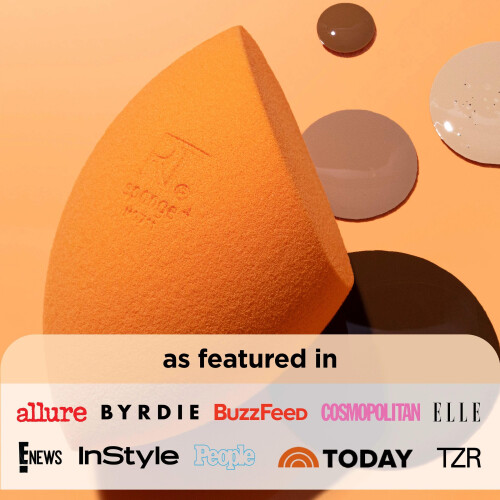 Real Techniques Real Techniques Miracle Complexion Sponge + Concealer Sponge Duo, Makeup Blending Sponges For Foundation & Concealer, Offers Light To Medium Coverage, 2