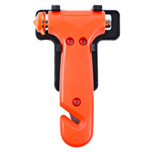 AA Emergency Car Window/Glass Hammer Seatbelt Cutter Rescue Tool AA6240 - Essential For Quick Vehicle Escape ? With Mounting Screws And Bracket, Red