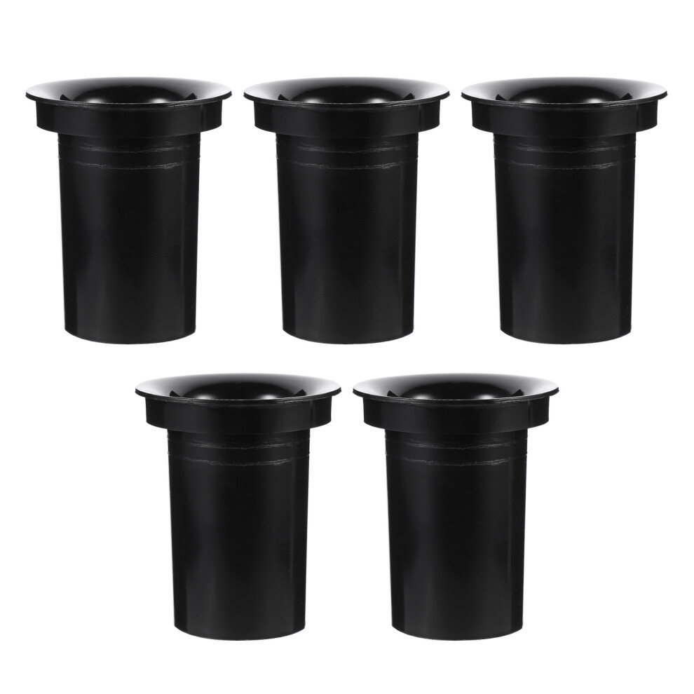 15Pcs Wear-Resistant Plastic Speaker Port Tubes Bass Enhancement Black 3641992464776