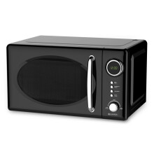 Mikrowelle Retro 20L 700W MW025 Schwarz