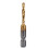 M4x0.7mm Hex Shank Titanium Plated HSS Screw Thread Metric Tap Drill Bits Screw Machine Compound Tap Open Chamfer Tool 1