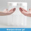 300ML Automatic Sensor Double Soap Dispenser USB Charging Soap Dispenser 3 Level Adjustable Wall Mount for Bathroom,B 6