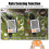 Automatic Manual Mode Irrigation Controller Rain Sensor Garden Watering Timer Multiple Program Battery Operated 6